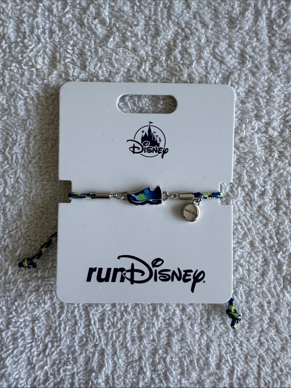 Disney Blue and Green RunDisney Shoe Charm Bracelet